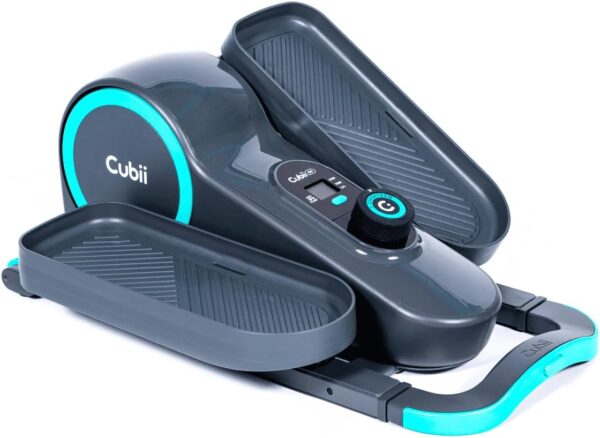 Cubii GO - Under Desk Elliptical Bike Pedal Exerciser, with LCD Fitness Tracker Screen, Adjustable Resistance, Work from Home Fitness, Built-in Wheels and Portable Expanding Handle - Image 4