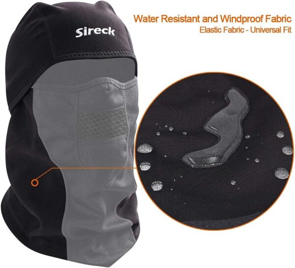 Cold Weather Balaclava Ski Mask, Water Resistant and Windproof Fleece Face Thermal , Hunting Cycling Motorcycle Neck Warmer Hood Winter Gear for Men Women - Image 7