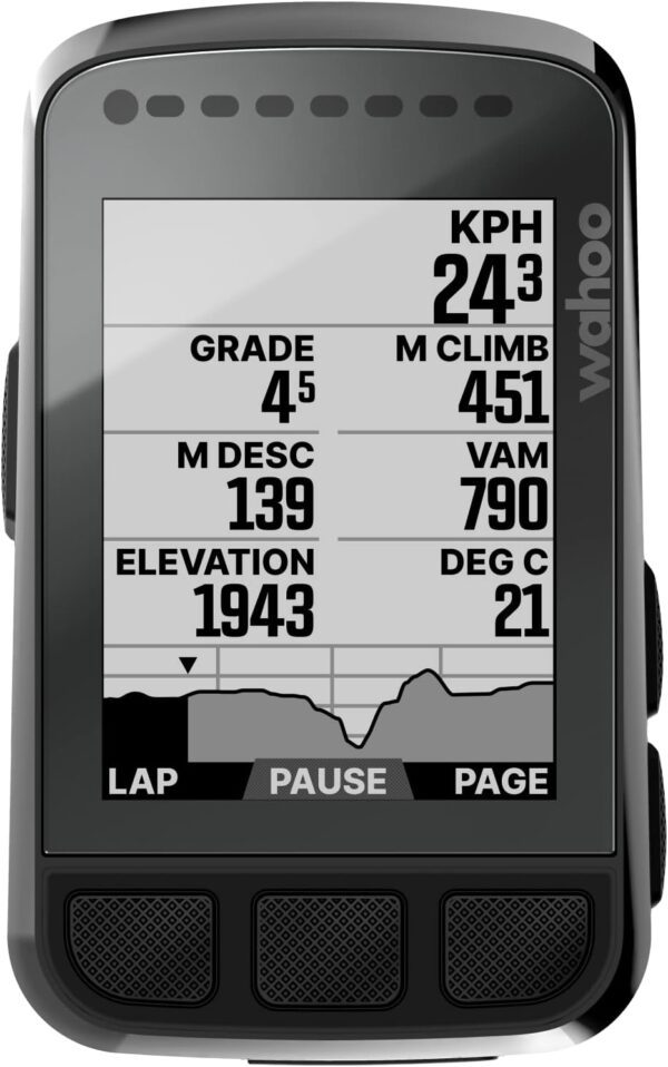 Wahoo ELEMNT Bolt V2 GPS Cycling/Bike Computer, Black - Image 10
