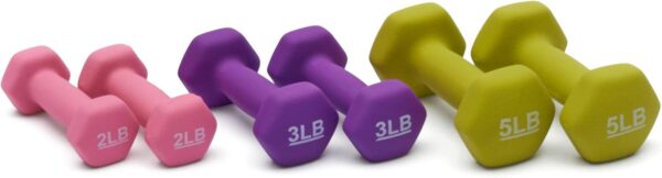 Amazon Basics Neoprene Dumbbell Hand Weights - Image 3