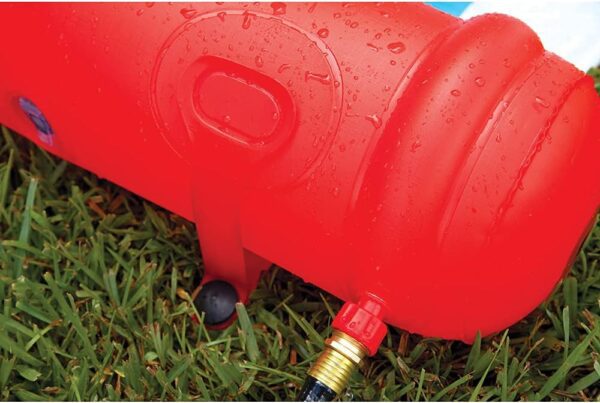 Wow Sports - Super Slide - Giant Inflatable Backyard Slide - Slip n Slide Fun for Adults & Children - Zigzag Sprinkler Design & 2 Mega Sleds - 25ft x 6 ft - Image 4