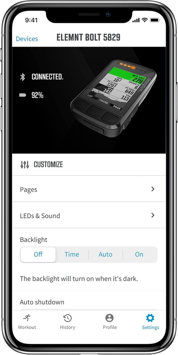 Wahoo ELEMNT Bolt V2 GPS Cycling/Bike Computer, Black - Image 18