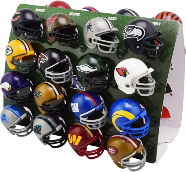 Riddell 32 Piece NFL Helmet Tracker Set - Gumball Size Helmets - All NFL Current Logo's - New 2023 Set - Image 2
