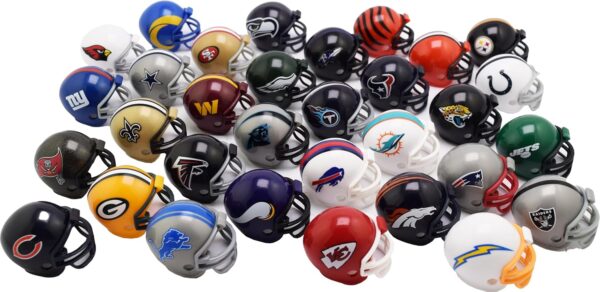 Riddell 32 Piece NFL Helmet Tracker Set - Gumball Size Helmets - All NFL Current Logo's - New 2023 Set - Image 4