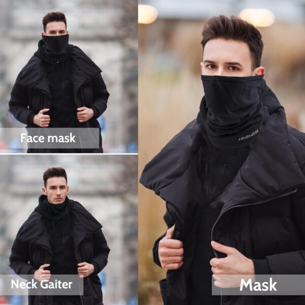Winter Neck Warmer Gaiter Windproof Face Mask Ski Mask Half Balaclava for Ski Snowboard for Men & Women for sports & outdoor - Image 5