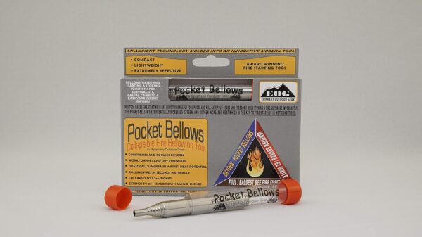 Pocket Bellows - Weatherproof Collapsible Fire Bellowing Tool for Starting Fire- an Essential Camping Gear - Image 2