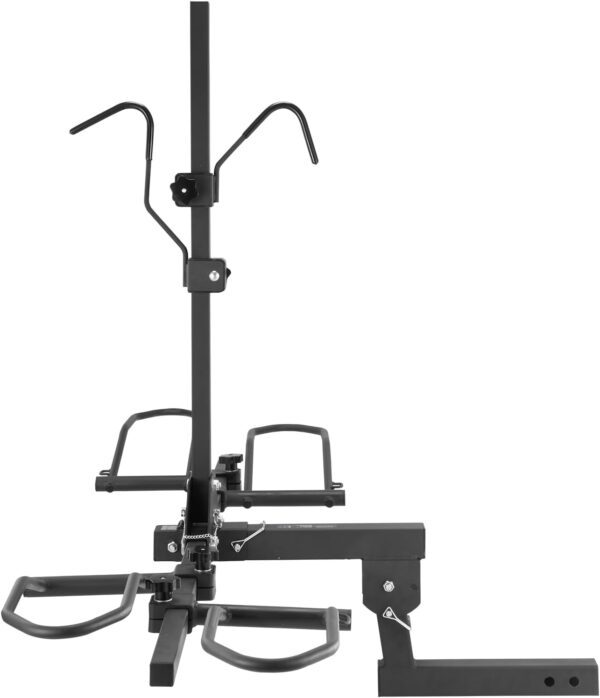VEVOR Hitch Mount Bike Rack, 160 LBS Capacity Ebike Rack, 2-Bike Platform Style for 2-inch Receiver, Titling and Folding Bike Carrier with Tires up to 5" Wide, for Car, SUV, Truck, RV - Image 9