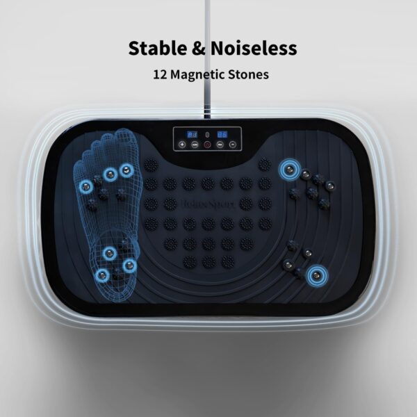 Vibration Plate Exercise Machine, Exercise Equipment for Whole Body, Vibration Plate for Home Fitness and Training - Image 3