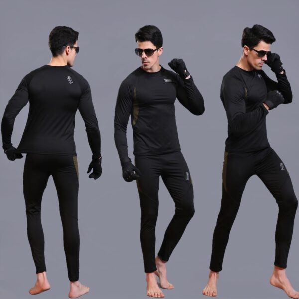 WINDCHASER Mens Thermal Underwear Set Winter Sport Hunting Gear Sport Long Johns Base Layer Bottom Top - Image 2