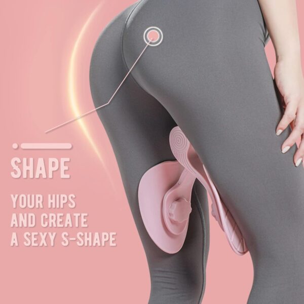 Thigh Master Thigh Exerciser, Hip & Inner Thigh Exercise Equipment, Pelvic Floor Muscle Trainer with Figure 8 Resistance Band for Arm Leg, Thigh Toner Kegel Exercise Products for Women - Image 4