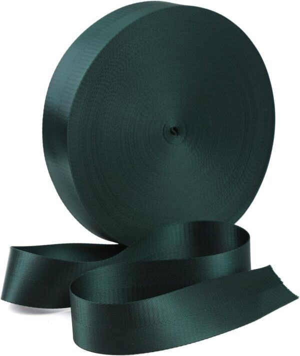 2”Heavy Duty Nylon Webbing 10 25 50 Yard - Nylon Strapping for Outdoor DIY Gear Repair, Durable Nylon Strapping for Indoor or Outdoor Gear, DIY Crafting, Repairing - Image 3