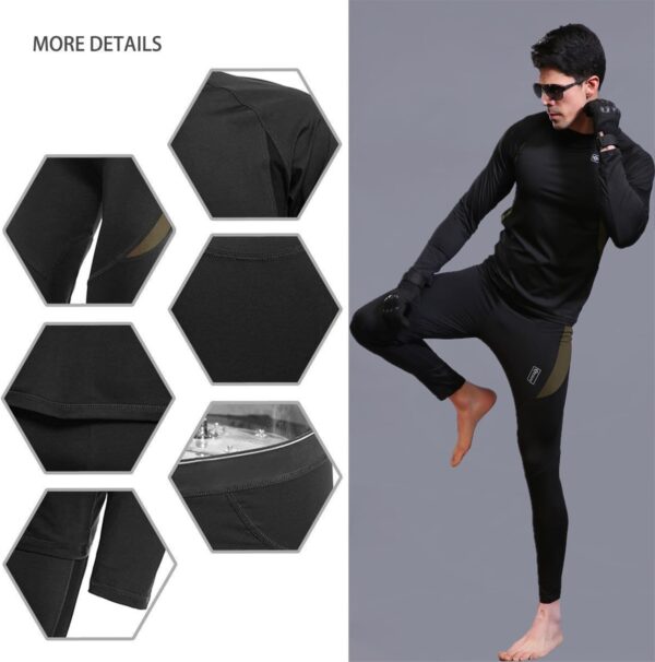 WINDCHASER Mens Thermal Underwear Set Winter Sport Hunting Gear Sport Long Johns Base Layer Bottom Top - Image 6