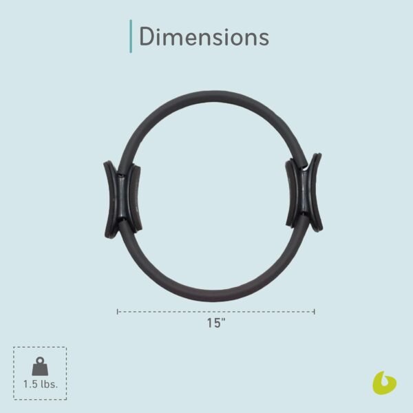 Balanced Body Ultra-Fit Circle Pilates Ring, Body Ring, Great Exercisers for Legs, Fitness Circle, Thigh Exercise, Pilates Circle, Pilate Ring Fitness Equipment for Home or Studio - Image 3
