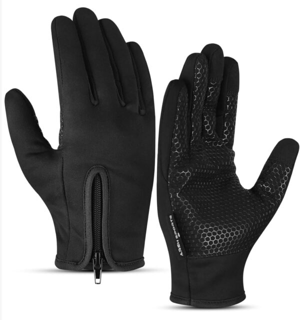 Winter Gloves for Men Women,Windproof Touchscreen Anti-Slip Cold Weather Warm Gloves for Cycling,Driving,Running