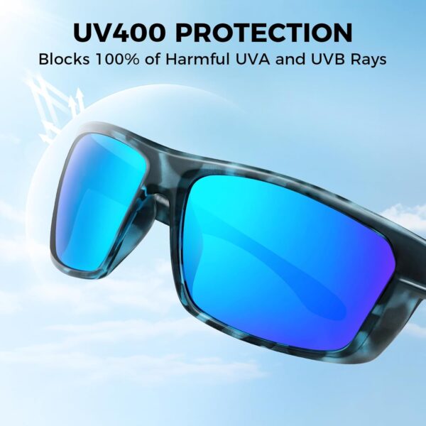KastKing Huzzah Polarized Sport Sunglasses for Men and Women, Ideal for Driving Fishing Cycling and Running,UV Protection - Image 3