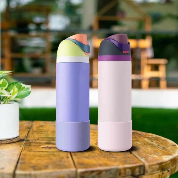 2PCS Silicone Water Bottle Boot for Owala 24oz 32oz 40oz, Anti-Slip Protective Sleeve Bottom Bumper Protector for FreeSip, Twist, and Flip Stainless Steel Water Bottles - Image 7