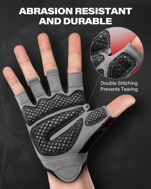 VINSGUIR Workout Gloves for Men and Women, Weight Lifting Gloves with Excellent Grip, Lightweight Gym Gloves for Weightlifting, Cycling, Exercise, Training, Pull ups, Fitness, Climbing and Rowing - Image 2