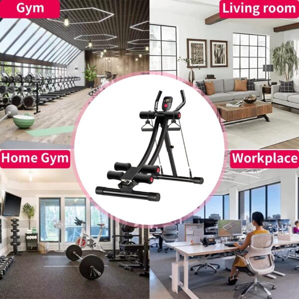 Fitlaya Fitness Core & Abdominal Trainers AB Workout Machine Home Gym Strength Training Ab Cruncher Foldable Fitness Equipment - Image 4