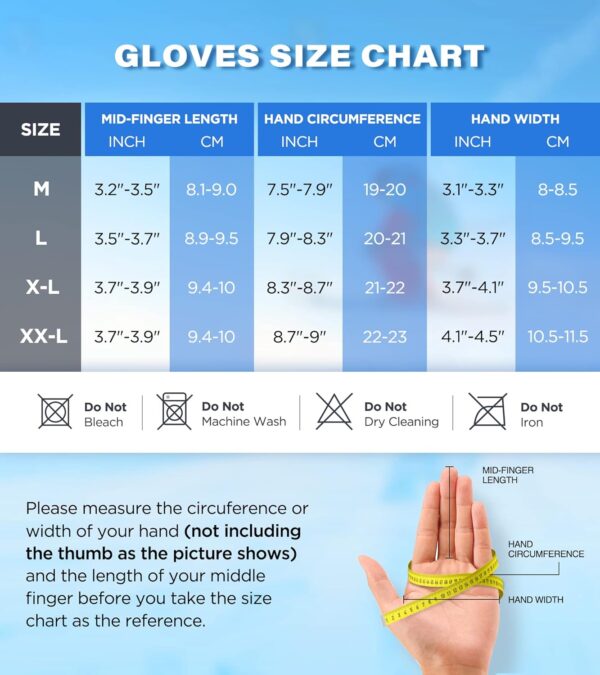 -10℉ Waterproof Winter Gloves for Men & Women, Breathable Thermal Gloves, 5-Layer Touch Screen Cold Weather Gloves - Image 5