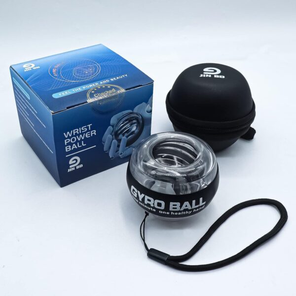 Wrist Trainer Ball Auto-Start Wrist Strengthener Gyroscopic Forearm Exerciser Gyro Ball for Strengthen Arms, Fingers, Wrist Bones and Muscles - Image 9