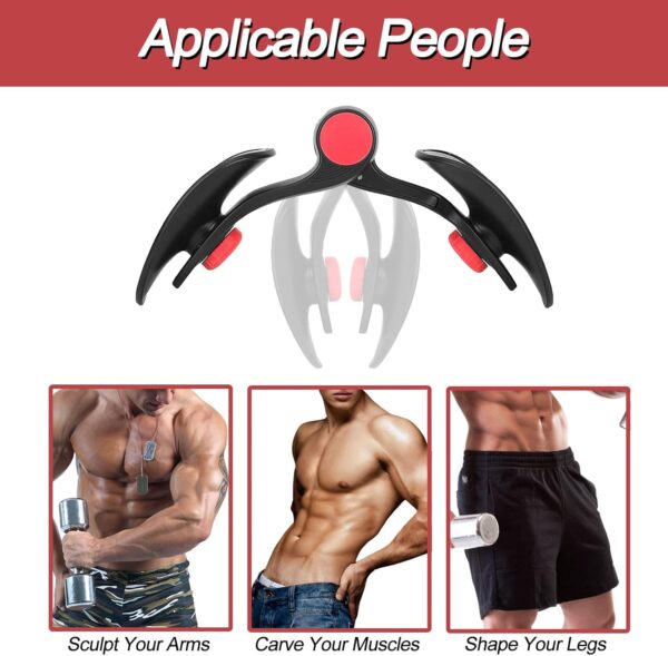 Thigh Master 35lb Pelvic Floor Muscle Repair Trainer Kegel Inner Thigh Exercise Workout Equipment Pilates for Home Workouts Hip Under Desk Exercise Men Women with Band - Image 3