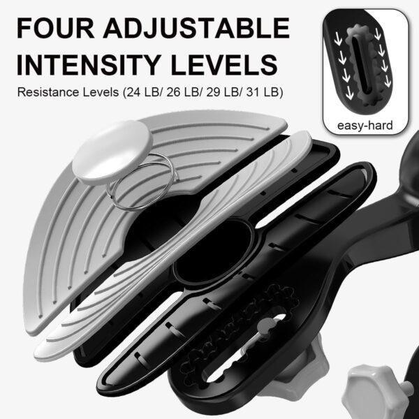 Thigh Master Thigh Exerciser, Kegel Exerciser for Pelvic Floor Muscle, Inner Thigh Exerciser for Butt, Arm, Leg Workout, 4 Levels Adjustable Resistance, Exercise Equipment with Counter Rechargeable - Image 3