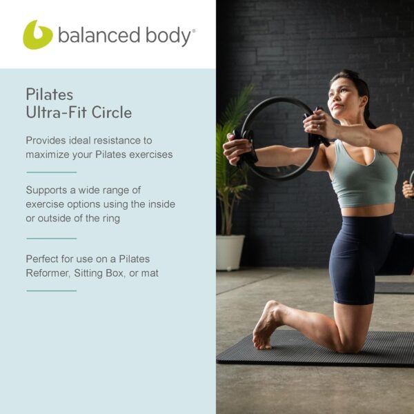 Balanced Body Ultra-Fit Circle Pilates Ring, Body Ring, Great Exercisers for Legs, Fitness Circle, Thigh Exercise, Pilates Circle, Pilate Ring Fitness Equipment for Home or Studio - Image 6
