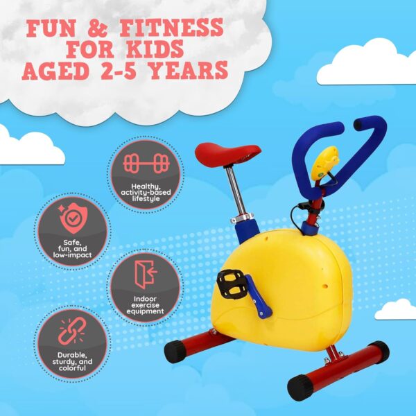 Redmon Fun and Fitness Exercise Equipment for Kids - Happy Bike - Image 2