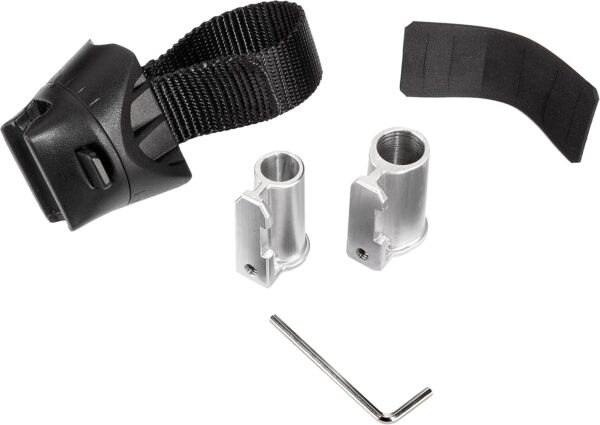 Kryptonite Transit FlexFrame-U Bracket Bike Lock Mount, Lightweight Mounting Bracket for Kryptonite U-Locks 13mm-16mm Shackles, Bicycle Attachment Accessory,Black