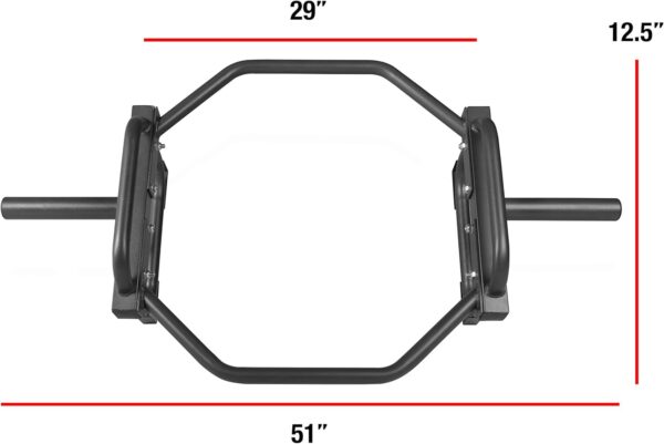 CAP Barbell Olympic Trap Bar and Shrug Bar for Deadlifts - Image 2