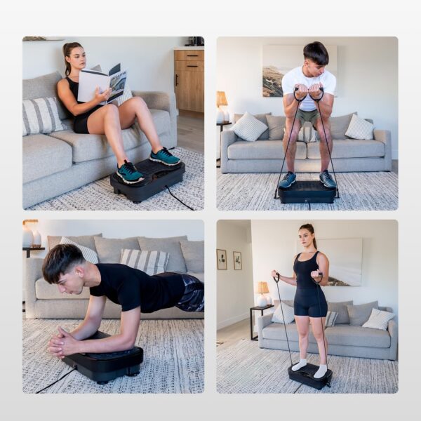 Vibration Plate Exercise Machine, Exercise Equipment for Whole Body, Vibration Plate for Home Fitness and Training - Image 5