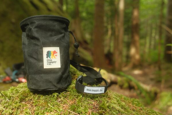Waxed Canvas Chalk Bag for Rock Climbing, Bouldering Chalk Bucket with Belt, Waterproof, Zippered Pocket - Perfect Rock Climbing Gear, Equipment for Indoor/Outdoors - Image 3