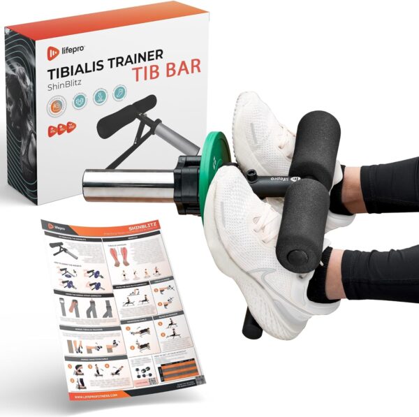 LifePro Nordic Curl Workout Bench Home Gym Hamstring Machine & Tibialis Trainer - Strengthen Ankles, Improve Flexibility, Balance & Stability for Faster Running, Walking & Enhanced Movement Control