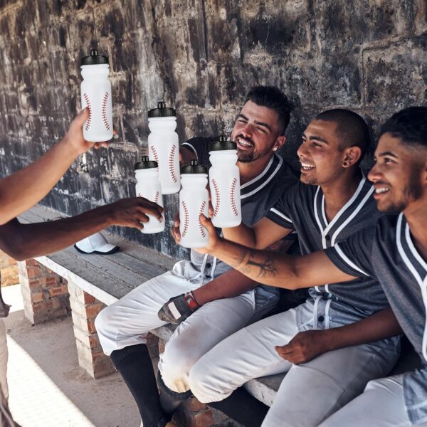 18 Pcs Sport Gifts Set Baseball Softball Soccer Party Favors Baseball Softball Soccer Cooling Towel Reusable Water Bottle and Drawstring Bag for Sports Teams Party Supplies (Baseball) - Image 6