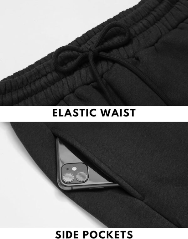 PINSPARK Women's Fleece Lined Sweatpants Winter Joggers Athletic Pants Casual Thick Warm Trousers Pockets - Image 4