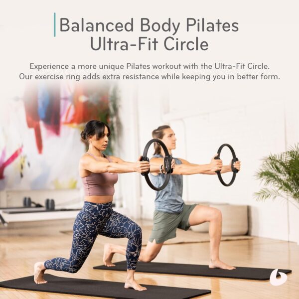 Balanced Body Ultra-Fit Circle Pilates Ring, Body Ring, Great Exercisers for Legs, Fitness Circle, Thigh Exercise, Pilates Circle, Pilate Ring Fitness Equipment for Home or Studio - Image 2