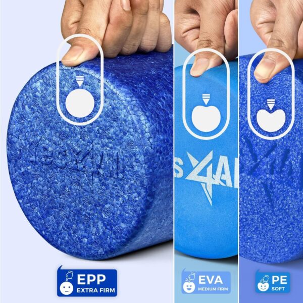 Yes4All High Density Half Round Foam Roller Support Pain Relieved, Physical Therapy, Back, Leg and Muscle Restoration, 12", 18", 24", 36" - Image 4