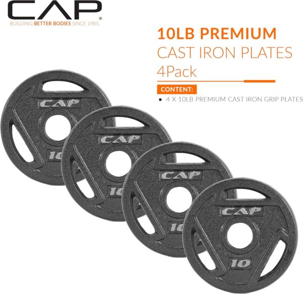 CAP Barbell 2-Inch Olympic Grip Weight Plate | Multiple Options - Image 2