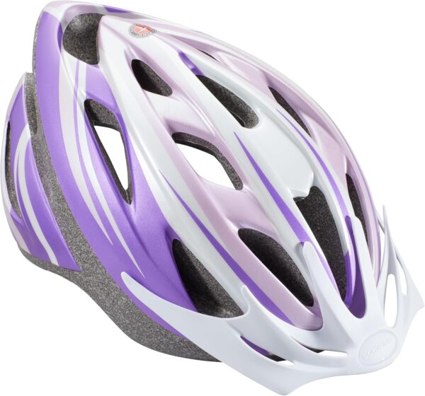 Schwinn Thrasher Bike Helmet for Youth Boys Girls Age 8-14 Years Old, Suggested Fit 55-58cm, Lightweight Microshell Design with Adjustable Side & Chin Strap, CPSC Safety Certified, Sleek, Sporty Style