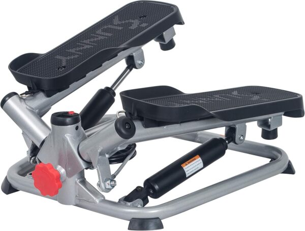 Sunny Health & Fitness Advanced Twist Stepper Machine Workout Cardio Mini Stair Master Climber Thigh Space Twist Stepper Resistance Band w Optional Free SunnyFit App Enhanced Bluetooth Connectivity - Image 4