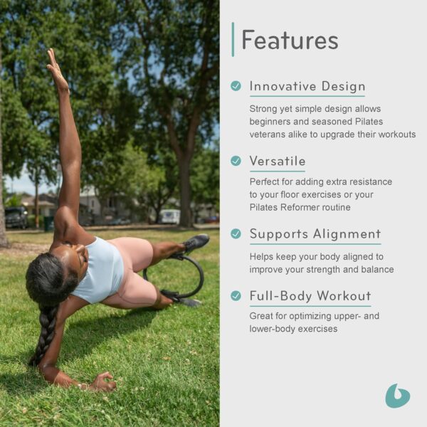 Balanced Body Ultra-Fit Circle Pilates Ring, Body Ring, Great Exercisers for Legs, Fitness Circle, Thigh Exercise, Pilates Circle, Pilate Ring Fitness Equipment for Home or Studio - Image 4