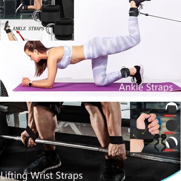 Cable Machine for Home Gym, Triceps Press Down Cable Machine attachments, LAT Pull Down attachments, Triceps Pull Down attachments, Fitness Equipment Cable Accessories. - Image 4