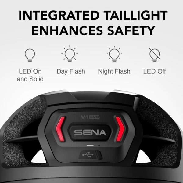 Sena M1 / M1 EVO Bluetooth and Mesh Intercom Smart Communications Mountain Bike Helmets - Image 3