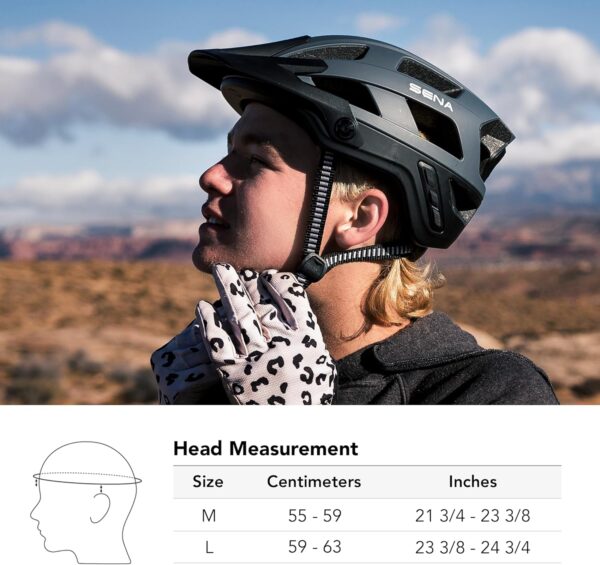 Sena M1 / M1 EVO Bluetooth and Mesh Intercom Smart Communications Mountain Bike Helmets - Image 4