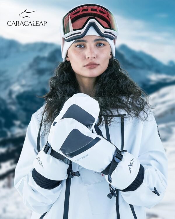 Winter Ski Mittens for Men Women Cold Weather- Warm Snowboard Mittens Gloves Waterproof Snow Sports Mitts Gloves - Image 5