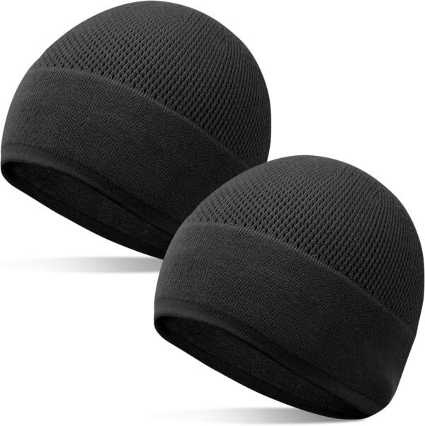 Bamboo Lightweight Skull Cap Beanie Hat for Men Women, Soft and Comfy Sleep Cap Watch Hat